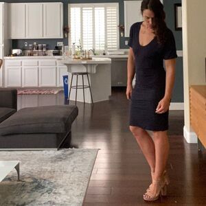 James Perse STANDARD Navy Dress